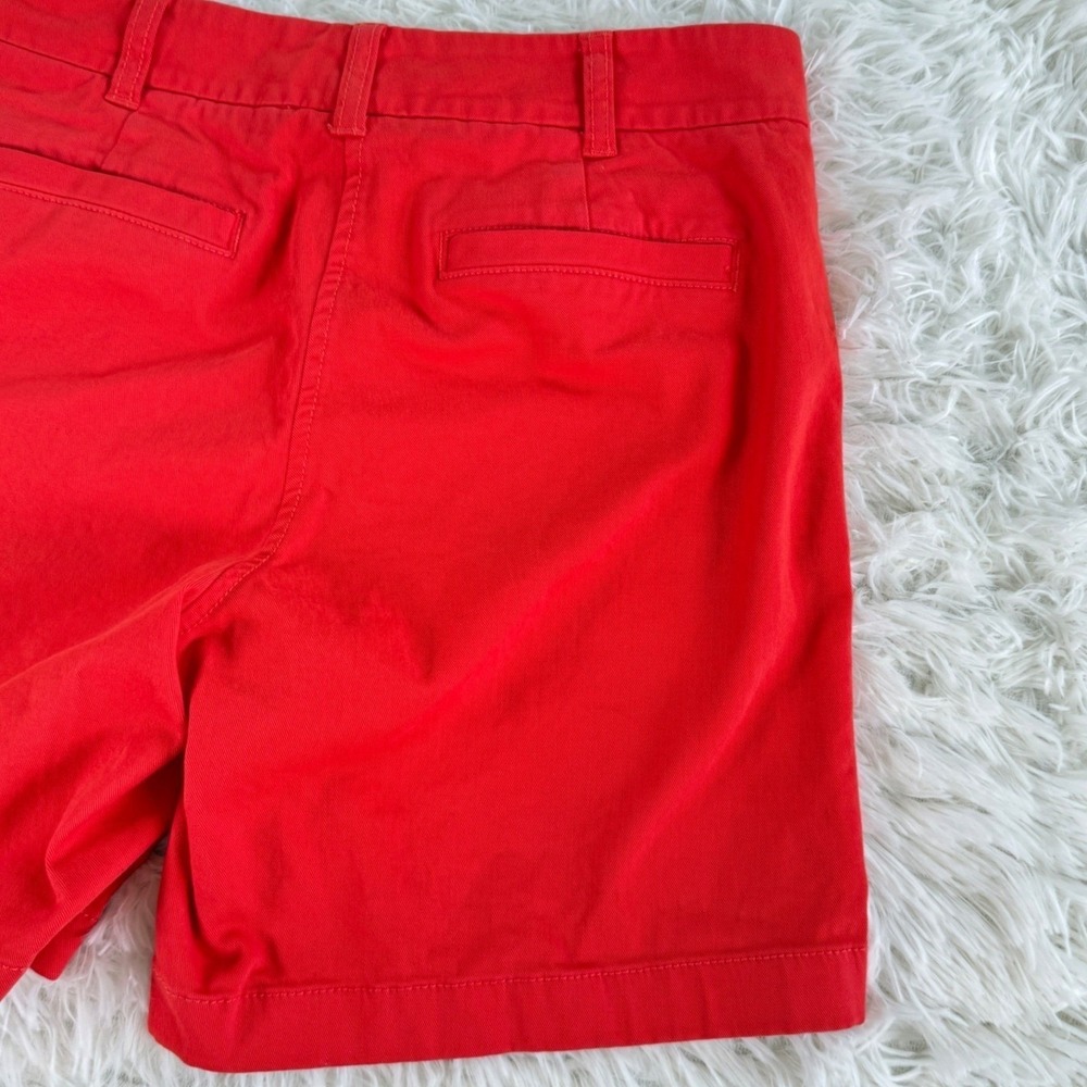 J.Crew Women's Chino Shorts Size 2 Stretch Cotton Casual Summer Classic Preppy - Picture 3 of 9